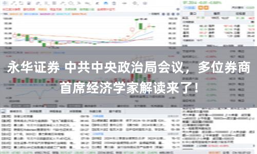 永华证券 中共中央政治局会议，多位券商首席经济学家解读来了！